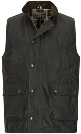 WALKER AND HAWKES - Men's Wax Winchester Gilet