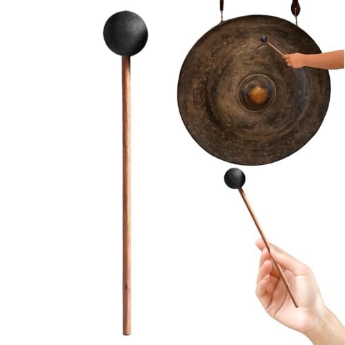Mazo de gong de 8 pulgadas para enseñanza de música y meditación guiada 5