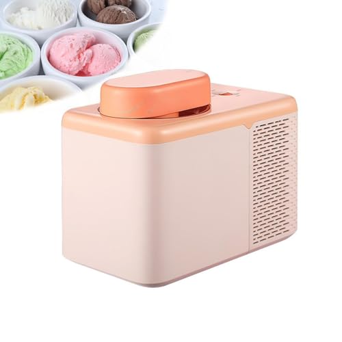 ANGDI Eismaschine, 500 ml automatische Eismaschine mit 2 Geschwindigkeitsmodi, hält 6 Stunden kalt, tragbarer DIY-Fruchttüten-Maker, Hersteller von gefrorenen Desserts, geeignet for Familien