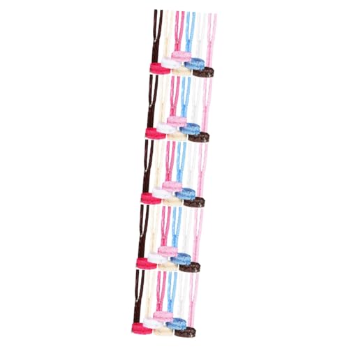 STOBOK 60 Unidades De Sacos De Roupas De Nylon Com Suprimentos De Costura Coloridos Com Zíper