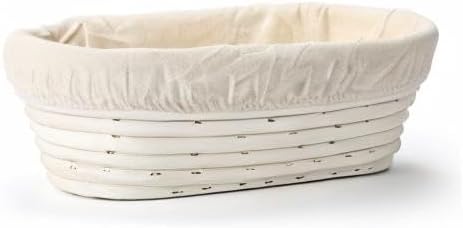 Saint Germain Bakery Premium Round Bread Banneton Basket with Liner - Perfect Brotform Proofing Basket for Making Beautiful Bread (10 in. Round / 10 in. Oval)) - Image 10