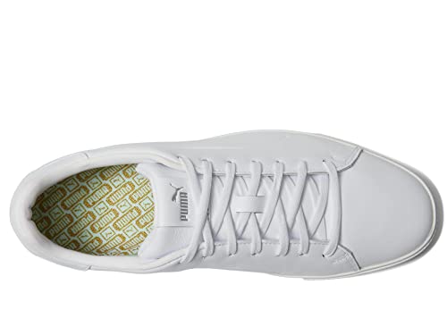 Image of Puma Golf Men's Fusion Classic Golf Shoe, Puma White-Puma White, 11.5