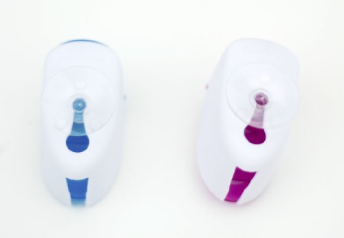 Evriholder Flip-it Toothbrush Holder, Set of 2, Blue & Pink