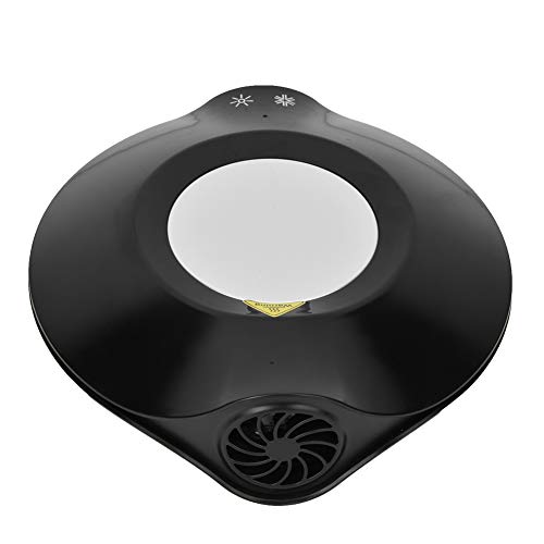 Office Coaster USB Cup Mat Heating and Cooling DualPurpose Coaster, Heating and Cooling Coaster, USB Cup Coaster Portable Getting Hot Drink for Hot Coffee (Black)