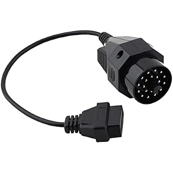 BMW 20 Pin OBD 20 Pin OBDII to 16 Pin Extension Cable Connector for E28 E30, E34, E36, E38, E39