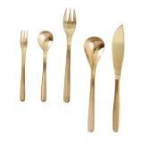 Couverts noirs - ce kit d'ustensiles de service compact en acier inoxydable est léger et convient à diverses occasions, argenterie noire