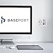 BASEPORT Premium Media Outlet Wall Plate - 36W USB Outlet 1 USB-A 2 USB-C, Duplex 20 Amp Outlets, 4 HDMI Outlet, Coax Keystone, Cat6 Rj45 Ethernet Wall Outlet, White Double Gang Wall Plate