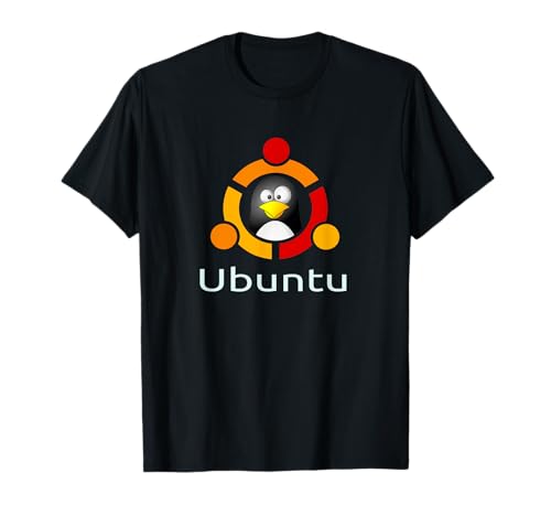 Ubuntu Linux Os - Camiseta divertida de Tux Penguin Camiseta
