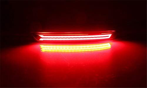 Image of Automaze Rear Bumper LED Matrix Reflector Brake Light For Innova Crysta 2016-2020 Models, Set of 2 Pc, With Running Indicator Function( B Model)
