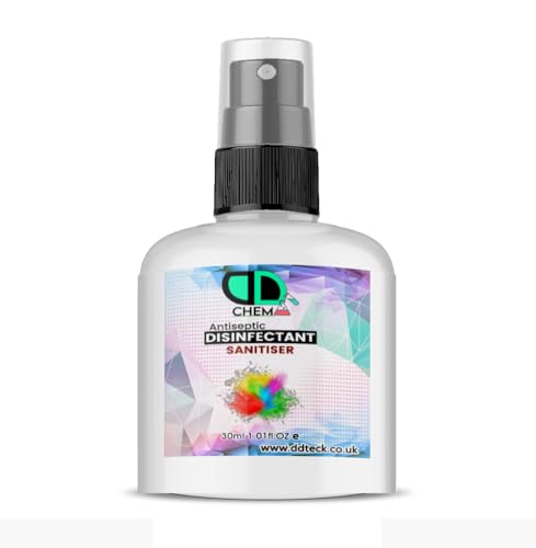 Antiseptic Disinfectant for First Aid, Wounds, Cuts, Sanitises & Cleanses Surfaces, Kills 99.9% Bacteria & Germs, for Derma Roller, Protect Against Nail Fungus, 30ML SPRAY