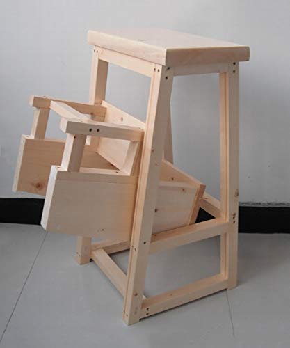 Escabeau à double usage 3 marches pour échelles de chaise créatives