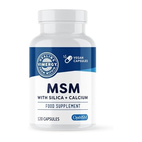 Vimergy MSM 500MG Capsules with Calcium and Silica Cover