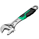 Verstellbarer Schraubenschlüssel-Set, Chrom-Vanadium-Stahlschlüssel mit rutschfestem Griff, robustes Reparaturwerkzeug für Sanitär- und Mechanik-Set, vielseitiger Verschluss für Pfannenwender (30,5 cm