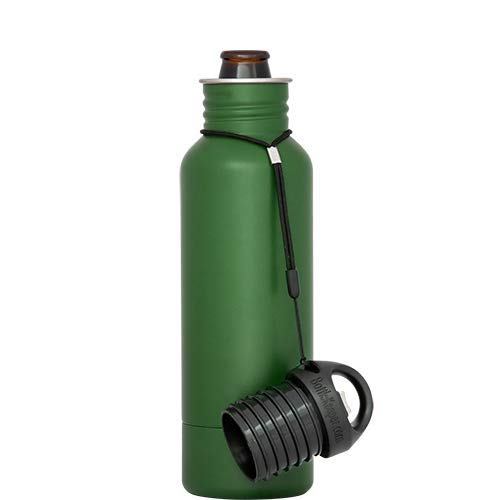 Bottlekeeper - The Standard 2.0 - The Original Stainless Steel Bottle Holder And Insulator To Keep Your Beer Colder (Green) #TOP28
