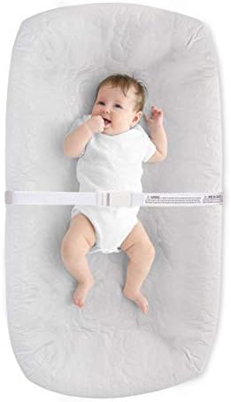 LA Baby 4 Sided Waterproof Diaper Changing Pad, 30" with Easy to Clean Quilted Cover - Made in USA. Non-Skid Bottom, Safety Strap, Fits All Standard Changing Tables/Dresser Tops