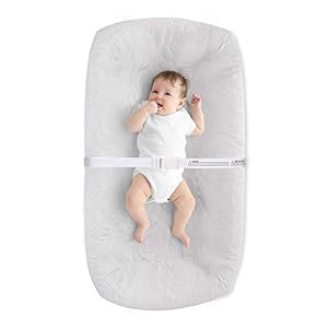 LA Baby 4 Sided Waterproof Diaper Changing Pad, 30″ with Easy to Clean Quilted Cover – Made in USA. Non-Skid Bottom, Safety Strap, Fits All Standard Changing Tables/Dresser Tops