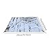 Vaveren Double Sided Aluminum Foil Pad Insulating Foil Mat Picnic Blanket Ground Sheet Mat Sturdy Waterproof Sleeping Pad for Camping, 75x200cm
