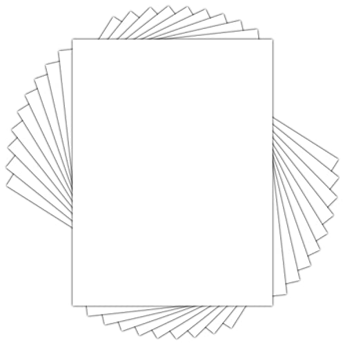Golden State Art 12x16 White Backing Board, 10 Pack Backer Board for Print