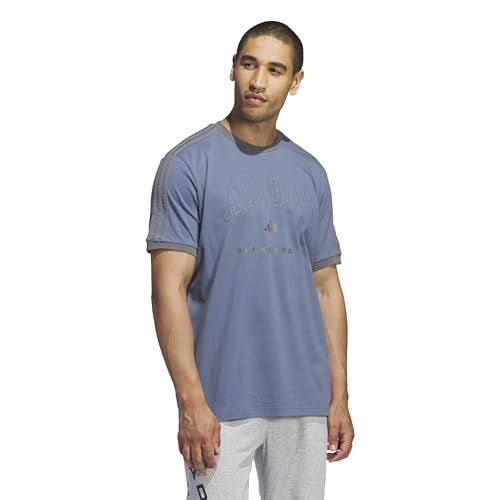 T-shirt ringer graphic basketball homme adidas idéal pour vos sorties streetwear