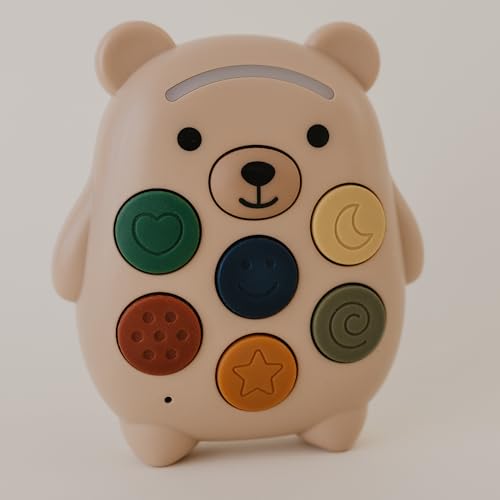 Separation Anxiety Tool for Kids – Record Your Voice Comfort Messages + Calming Breathing Light for Bedtime, Daycare & School Transitions | FeeliePod