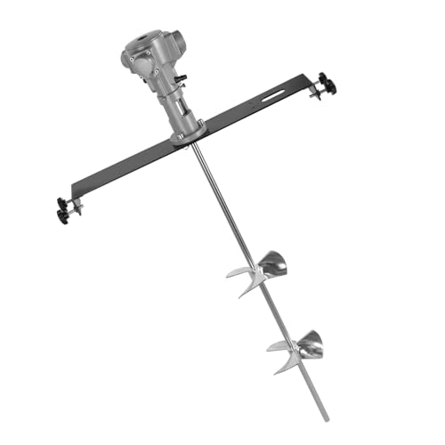 CervidomePro 50 Gallon High Efficiency Paint Stirring Equipment 1/2 HP 200L Industrial Coating Ink Paint Mixer With Support Hanger for Ink Resin Adhesive Che-mical Dissolution