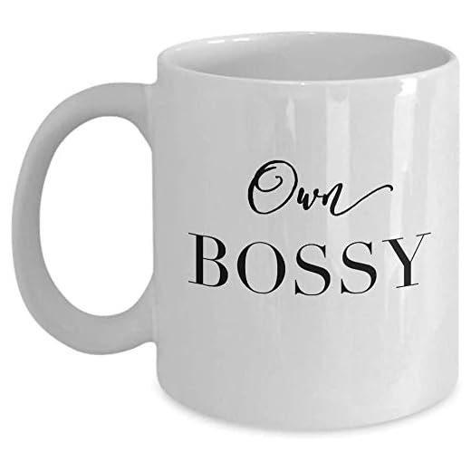 Own Bossy'S Intressant kollega boss gåva kaffekopp – grattis på födelsedagen besatt av jul pensionering tack 11:e klass Oz slut