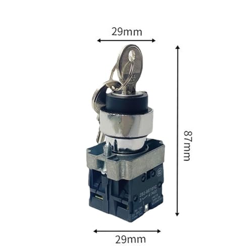 Sélecteur à clé XB2-BG33 pour sécuriser vos commandes de machines 22mm - 6