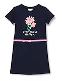 weich, Baumwolle, aus Jersey s.Oliver Junior Girl\'s Kleid mit Gürtel, Blue, 104