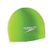 Speedo Latex Junior Swim Cap, UV Green, One Size