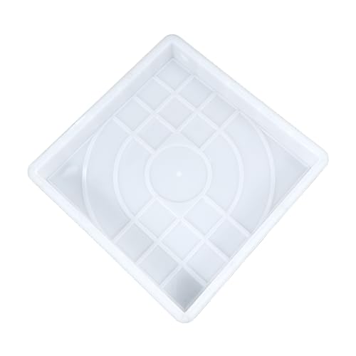 Garden Building Accessories 25x25x4cm Square Road Slab Mold for Concrete