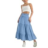 zara gonna lunga maculata Materiale morbido e confortevole per gonna da ragazza: la gonna per ragazze è realizzata in tessuto leggero. Con elastico in vita, queste gonne da ragazza offrono comfort per tutto il giorno per i bambini