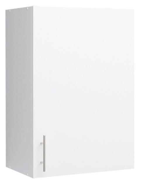 JD Greta 500mm Kitchen Wall Cabinet with Door – Wall Unit – White Matt – Modern Storage Cupboard