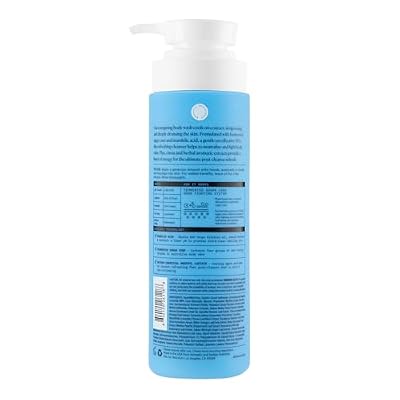 Naturium The Energizer Body Wash, Cooling & Refreshing Formula with Mandelic Acid, Deeply Cleanses & Neutralizes Body Odor, 16.9 oz