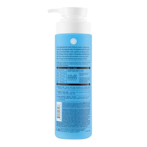 Image of Naturium The Energizer Body Wash, Cooling & Refreshing Formula with Mandelic Acid, Deeply Cleanses & Neutralizes Body Odor, 16.9 oz