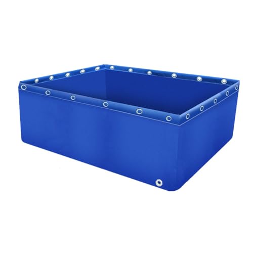 Estanque de lona elevado de 5x2m para peces y embalse de riego plegable exterior 2