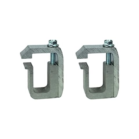 GCI STRONGER BY DESIGN G-1 Clamp. Made in USA with 6000 Series Structural Aluminum to Ensure Quality and Strength. For Mounting Caps, Camper Shells, Toppers to Pickups (2) Cover