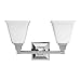 Sea Gull Lighting 4450402-05 Denhelm Two Light Wall/Bath Vanity Style Lights, Chrome Finish