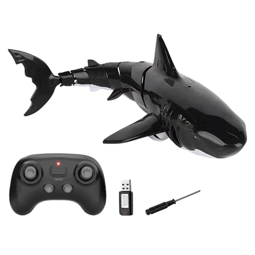 Jouets de Requin Télécommandés, Jouet de Bain en Bateau Télécommandé de Requin À Haute...