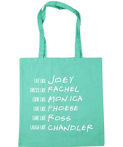Image of Hippowarehouse Be like Rachel Monica Phoebe Joey Chandler Ross Tote Shopping Gym Beach Bag 42cm x38cm, 10 litres