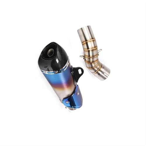 Tube d'échappement intermédiaire Z900 en acier inoxydable de haute finition