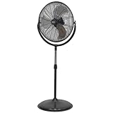 Sealey Hvf20P Industrial High Velocity Pedestal Fan 20In 230V - Image 4