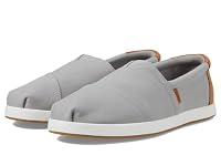 TOMS Men's Alpargata FWD Slip-On, Drizzle Grey Brushed Twill/Tan Suede, US 9