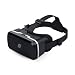NK 3D VR-Brille für Smartphone - Intelligente Virtual Reality Brille für Smartphones zwischen 4,7' - 6,53', Sichtwinkel 90-100 Grad, 360º Drehung, einstellbare Objektive und Pupillen - Schwarz