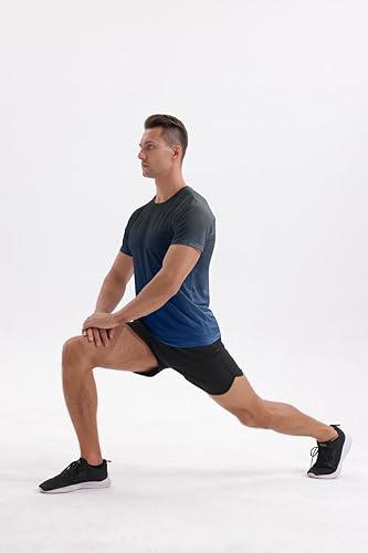 APTRO Men's Athletic T-Shirts Quick Dry Running Workout Shirts Short Sleeve Activewear Crew Neck Gym Tee Tops4