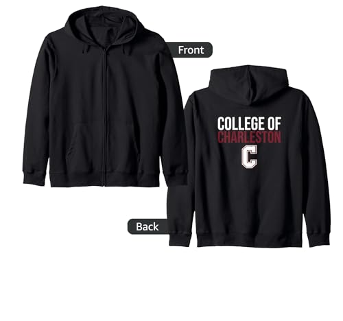 College of Charleston Cougars Stacked Zip Hoodie