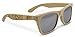 Bamboo Wood Sunglasses - Polarized handmade wooden shades in a wayfarer that Floats!