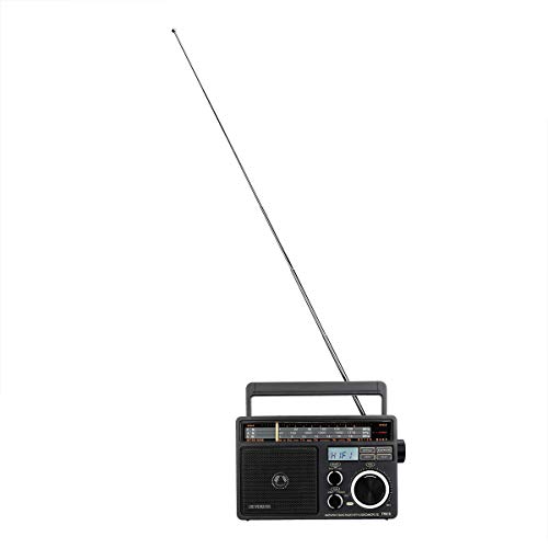 Retekess Rádio FM TR618 AM com plugue de parede, rádios portáteis de ondas curtas, suporta SD, micro