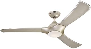 78266 Portland Ambience EL Dark Pewter Indoor Ceiling Fan, Light Kit with Opal Frosted Glass