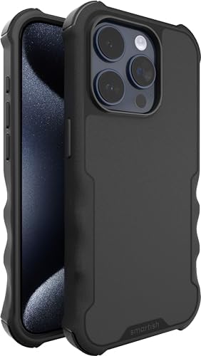Smartish iPhone 15 Pro Case MagSafe, Gripzilla, Heavy Duty Grip, Black