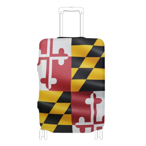 Drapeau de l'État du Maryland MD housse de valise pour vos vacances aux USA